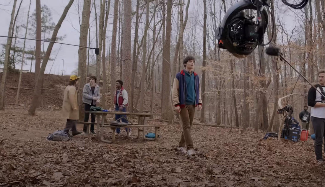Filming Stranger Things in the woods: the camera crane and crew that drive an episode's budget