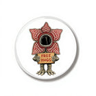 44 mm pin Stranger Things Demogorgon Free Hugs