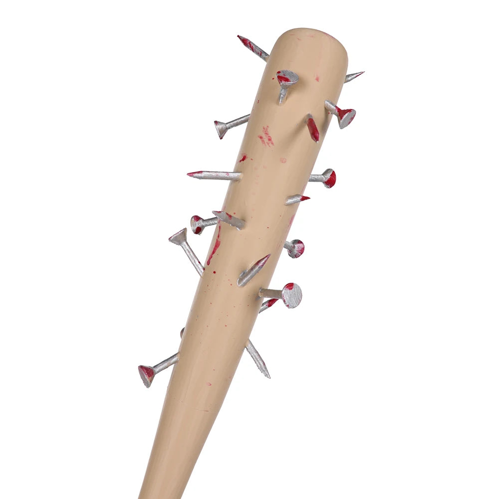 Close-up of the nails on Steve Harrington's bat, Stranger Things
