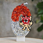 Glitter number candle Stranger Things Demogorgon