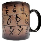 Heat-reactive mug Stranger Things alphabet wall