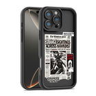 iPhone silicone case Stranger Things Hawkins Post newspaper