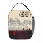 Insulated bag Stranger Things alphabet wall forest