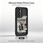 Samsung Galaxy A silicone case Stranger Things Hawkins Post newspaper