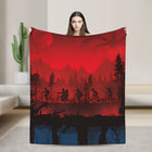 Throw Stranger Things bikes in the red forest