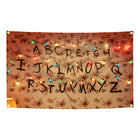 Tapestry flag Stranger Things alphabet wall wallpaper