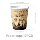 Paper cups Stranger Things kraft (set of 10)