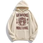 Beige sweater Stranger Things Hawkins Middle School