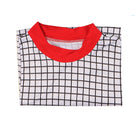 Plaid shirt with red collar Stranger Things Max Mayfield style