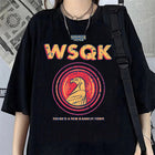 Women's oversized Stranger Things WSQK T-shirt