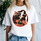 Women's T-shirt Stranger Things Demogorgon red circle