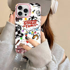 Matte iPhone case Stranger Things doodles