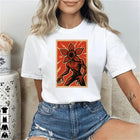 Women's T-shirt Stranger Things orange Demogorgon poster