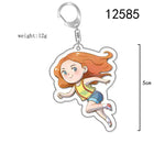Chibi keychain Stranger Things Max Mayfield on a skateboard