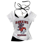 Stranger Things Hawkins demodogs crop top
