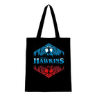 Tote bag Stranger Things Hawkins blue Demogorgon