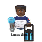 Buildable mini figure Stranger Things Lucas Sinclair and his vials