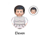 Buildable mini figure Stranger Things Eleven in a hospital gown