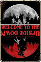 Metal plaque Stranger Things Welcome to the Upside Down