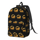 High-capacity backpack Stranger Things waffle moons