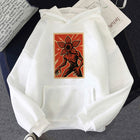 White Stranger Things hoodie Demogorgon poster