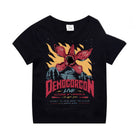 Kids' black T-shirt Stranger Things Demogorgon Live