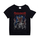 Kids' black T-shirt Stranger Things Demogorgon metal