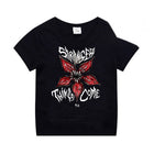 Kids' black T-shirt Stranger Things Stranger Things Come